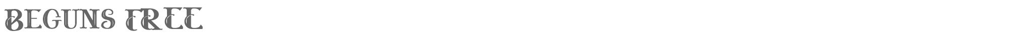 Beguns Beguns FREE.otf font preview